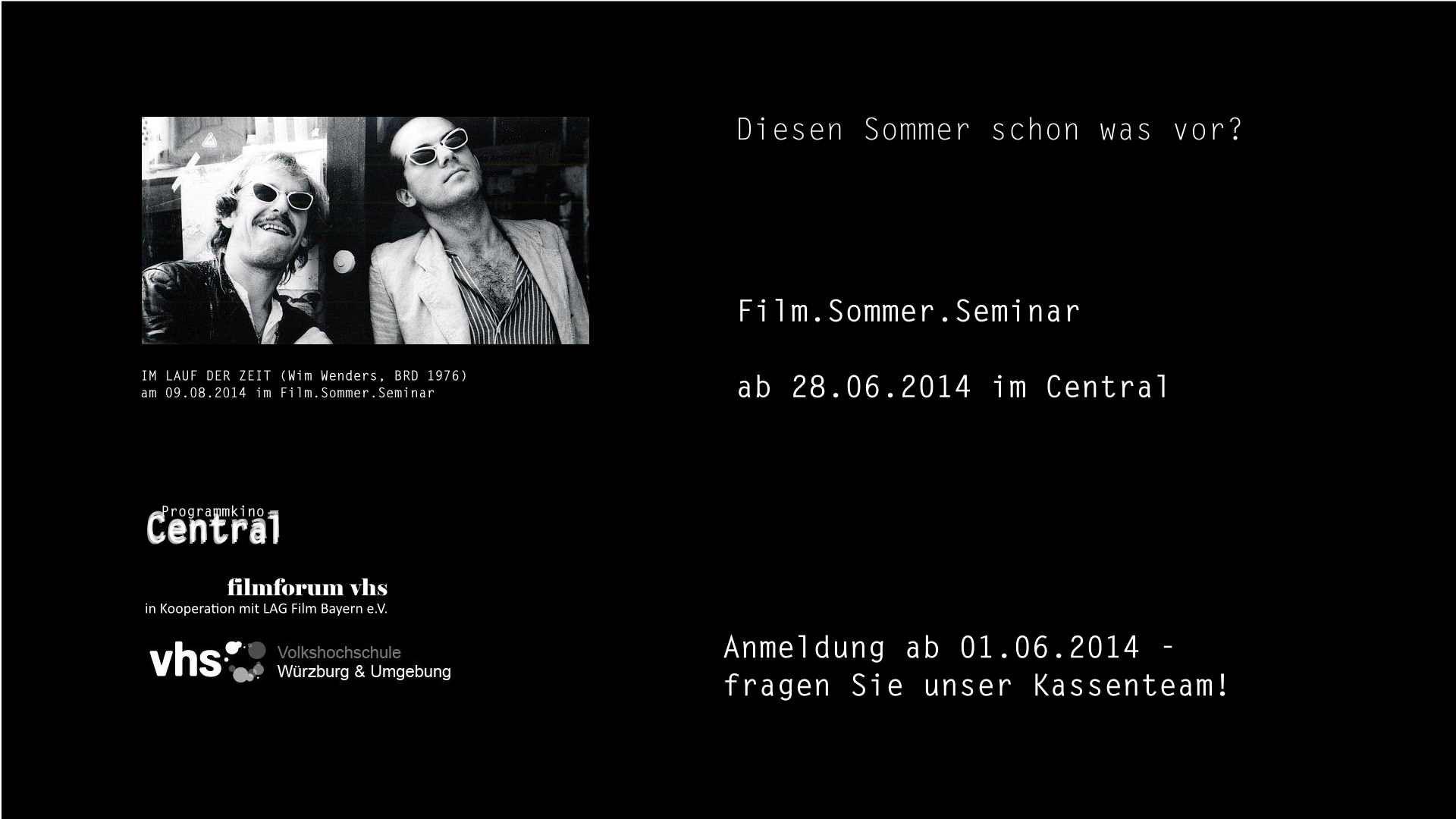 Dia zum Film.Sommer.Seminar 2014